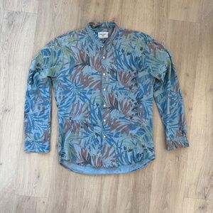 Our Legacy 1980‑81 Long‑Sleeve Leaf Print Shirt